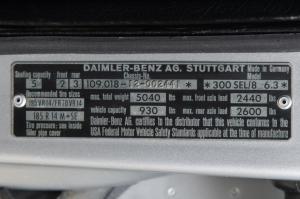 Mercedes-Benz 300 SEL 6.3 1969 года  (NA)